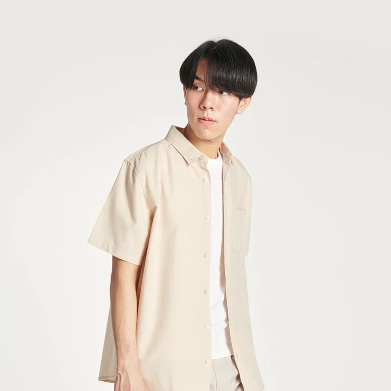 Sand-Beige-Casual-Cotton-Shirt.webp Sand Beige Casual Cotton Shirt